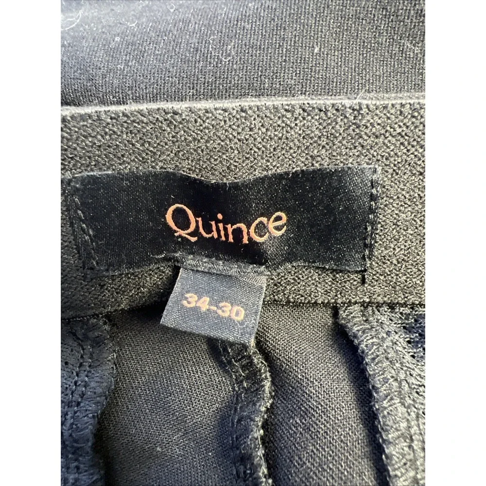 Quince Black Performance Ultra Stretch Smart Chino Pants 34X30 Golf‎ Hike
